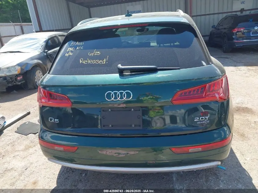 2018 AUDI Q5 2.0T PREMIUM/2.0T TECH PREMIUM