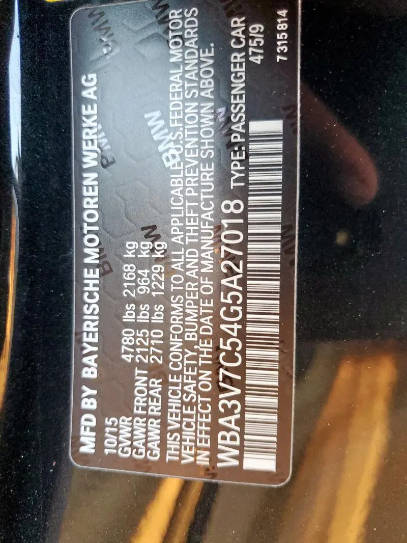 2016 BMW 428 I SULEV  