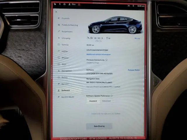 2013 TESLA MODEL S   