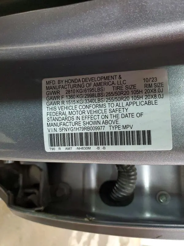 2024 HONDA PILOT TOURING  