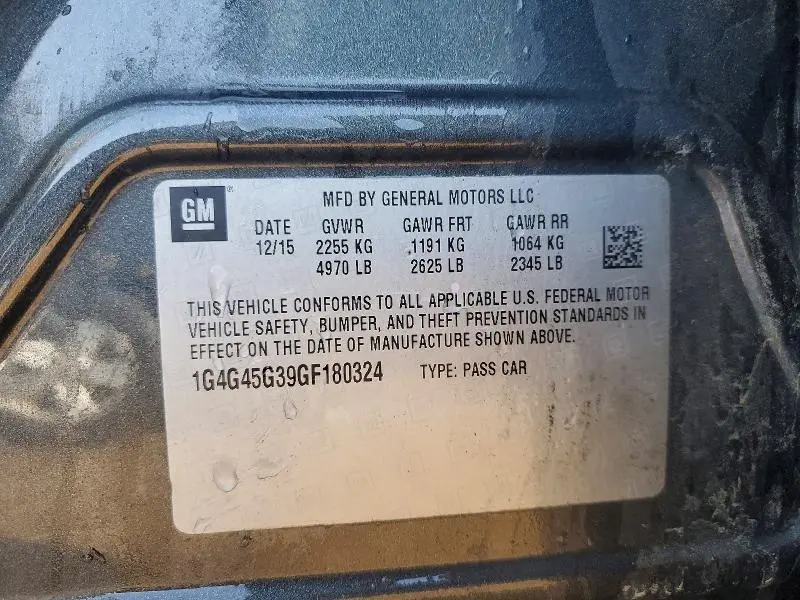 2016 BUICK LACROSSE SPORT TOURING  