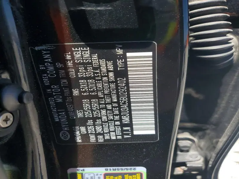 2011 HYUNDAI TUCSON LIMITED  