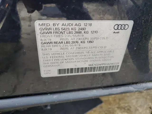 2017 AUDI Q5 PREMIUM