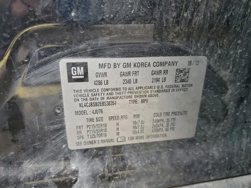 2014 BUICK ENCORE CONVENIENCE  