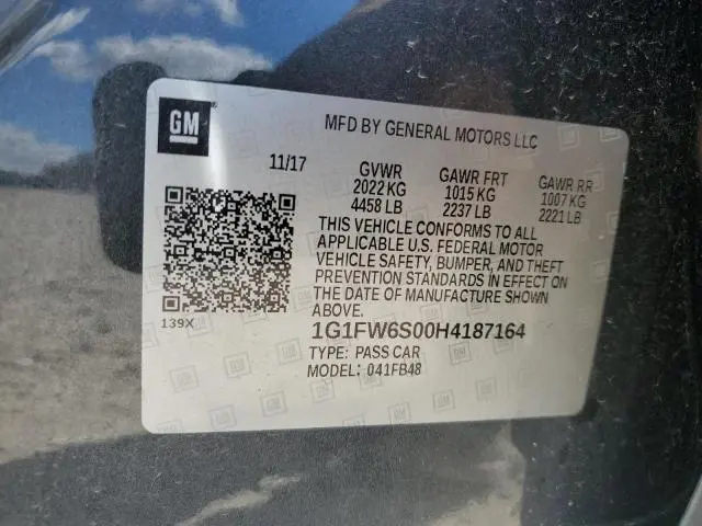 2017 CHEVROLET BOLT EV LT  