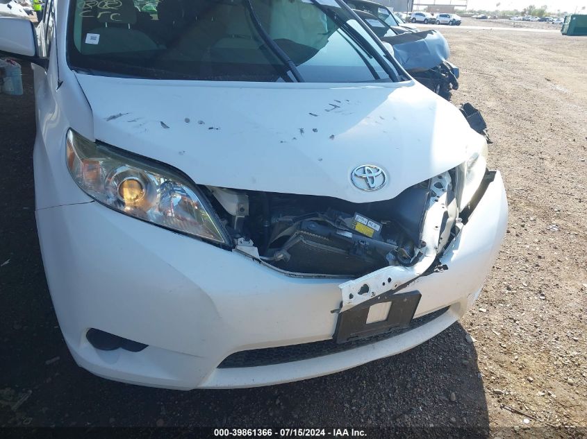 2011 TOYOTA SIENNA LE V6