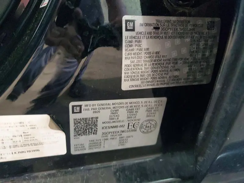2021 CHEVROLET SILVERADO K1500 RST  