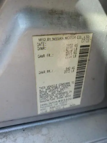 2015 NISSAN ALTIMA 2.5  