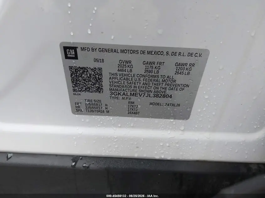 2018 GMC TERRAIN SLE