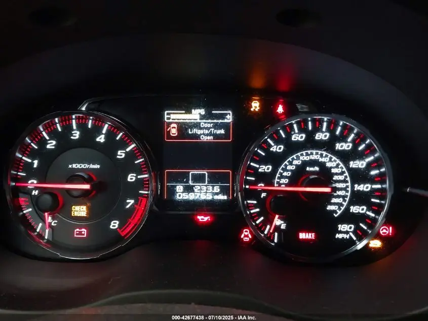2021 SUBARU WRX  