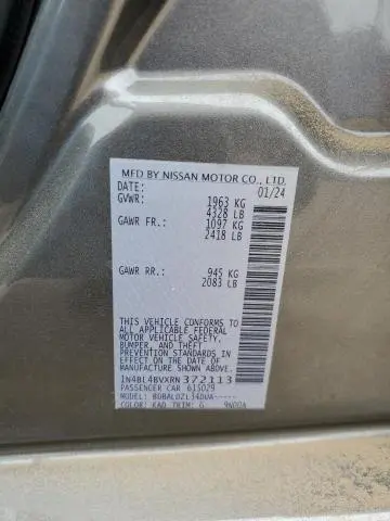 2024 NISSAN ALTIMA S  