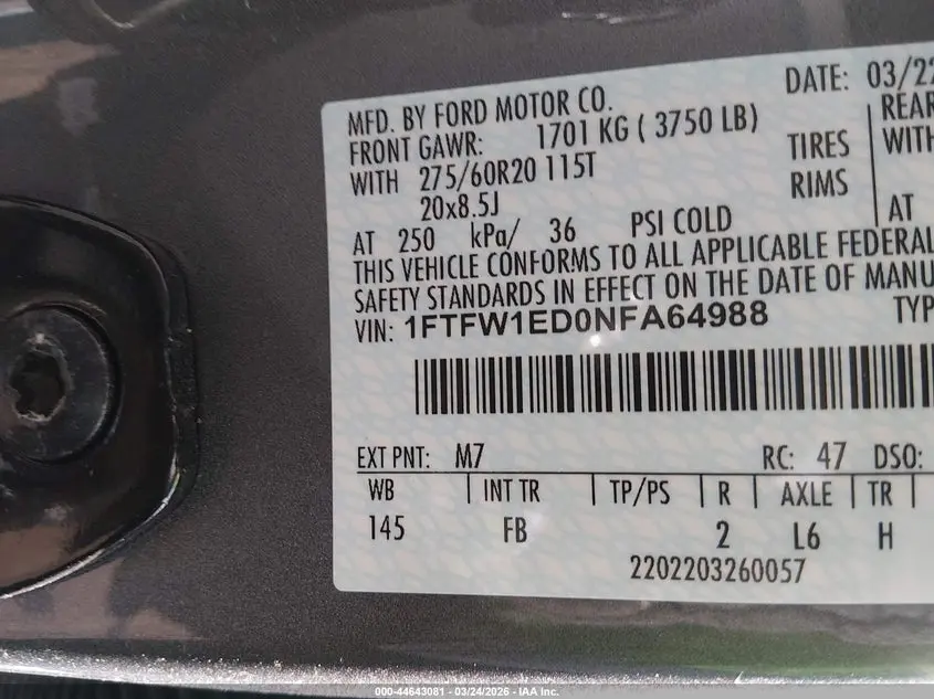 2022 FORD F-150 XLT