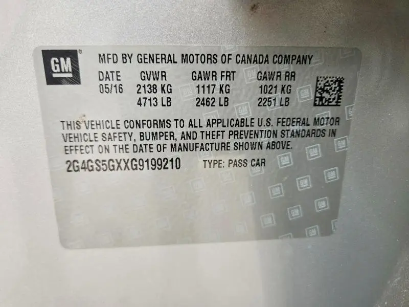 2016 BUICK REGAL PREMIUM  