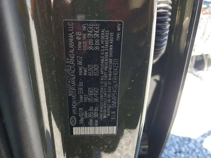 2024 HYUNDAI SANTA FE CALLIGRAPHY  