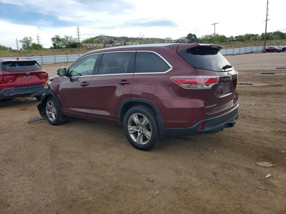 2014 TOYOTA HIGHLANDER LIMITED PLATINUM  