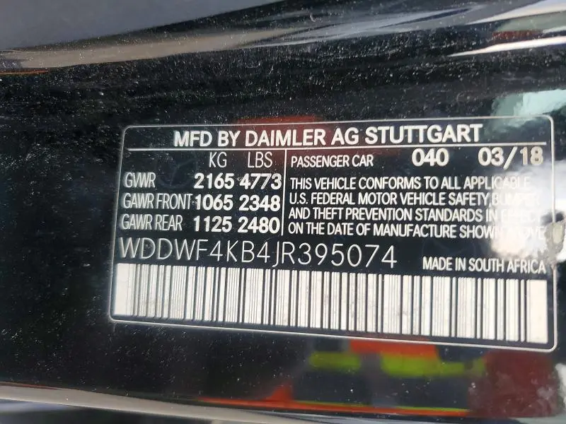 2018 MERCEDES-BENZ C 300 4MATIC  