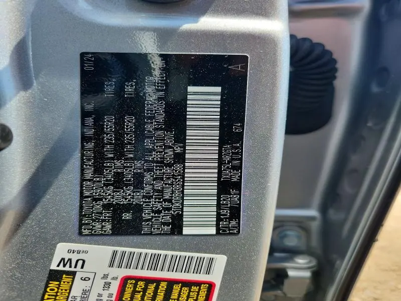 2024 TOYOTA HIGHLANDER LIMITED  