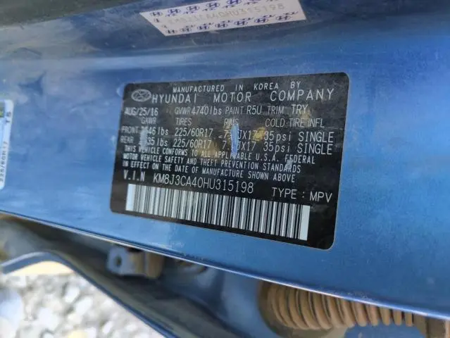 2017 HYUNDAI TUCSON LIMITED