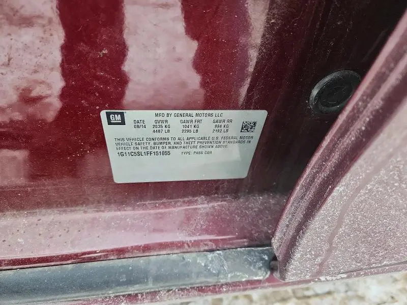 2015 CHEVROLET MALIBU 1LT  