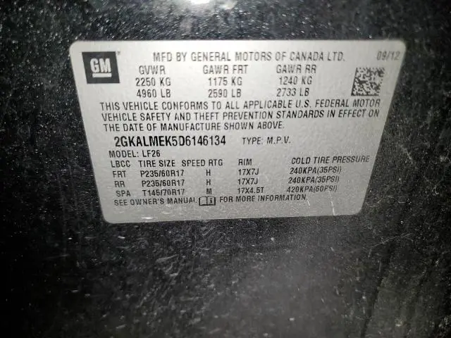 2013 GMC TERRAIN SLE  