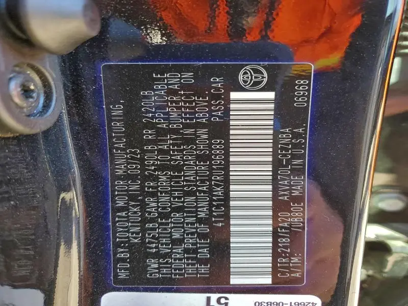 2024 TOYOTA CAMRY LE  