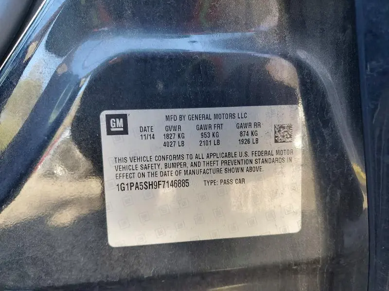 2015 CHEVROLET CRUZE LS  