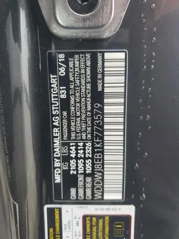 2019 MERCEDES-BENZ C 300 4MATIC  