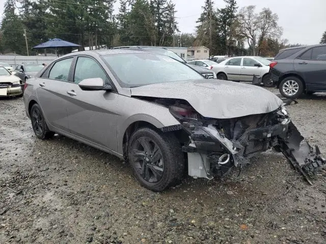 2021 HYUNDAI ELANTRA BLUE  