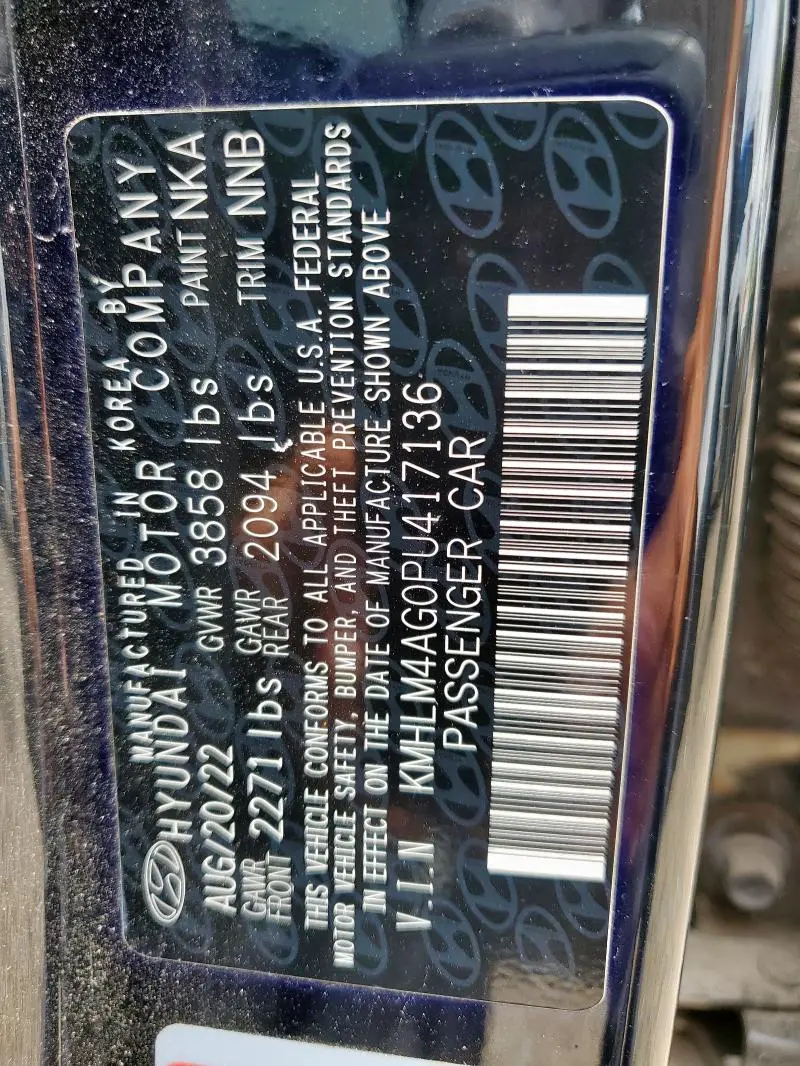 2023 HYUNDAI ELANTRA SEL  