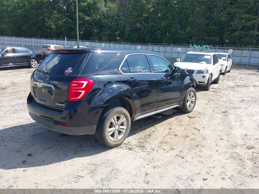 2016 CHEVROLET EQUINOX LS