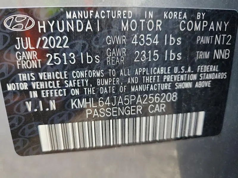 2023 HYUNDAI SONATA SEL  