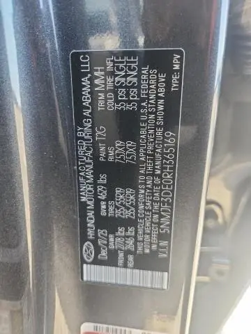 2024 HYUNDAI TUCSON SEL  