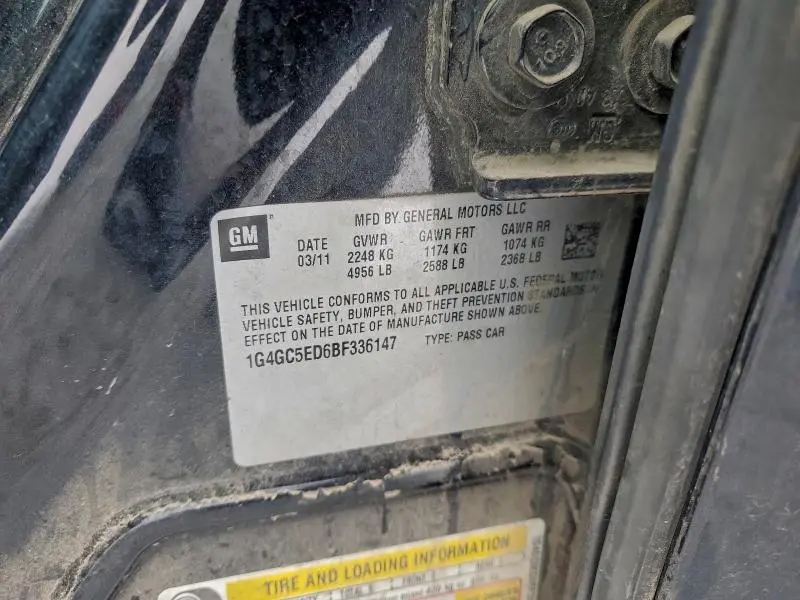 2011 BUICK LACROSSE CXL  