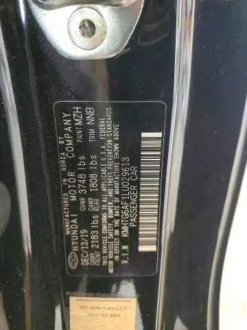 2020 HYUNDAI VELOSTER 2.0L PREMIUM  