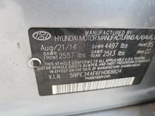 2015 HYUNDAI SONATA SPORT  