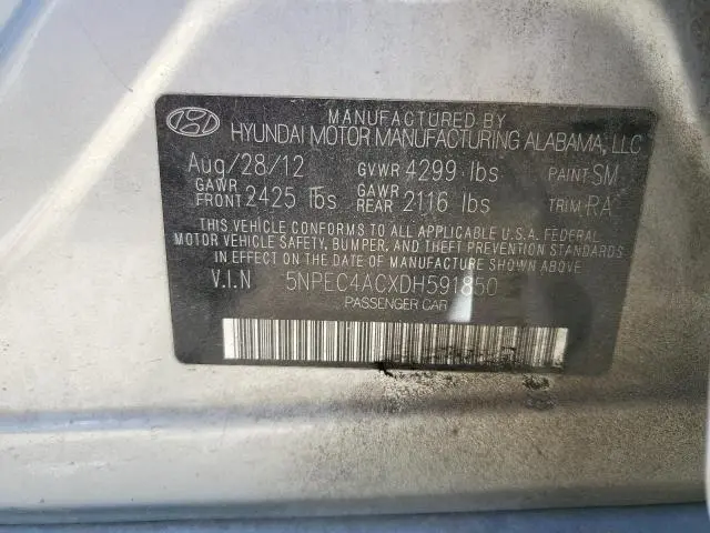 2013 HYUNDAI SONATA SE  
