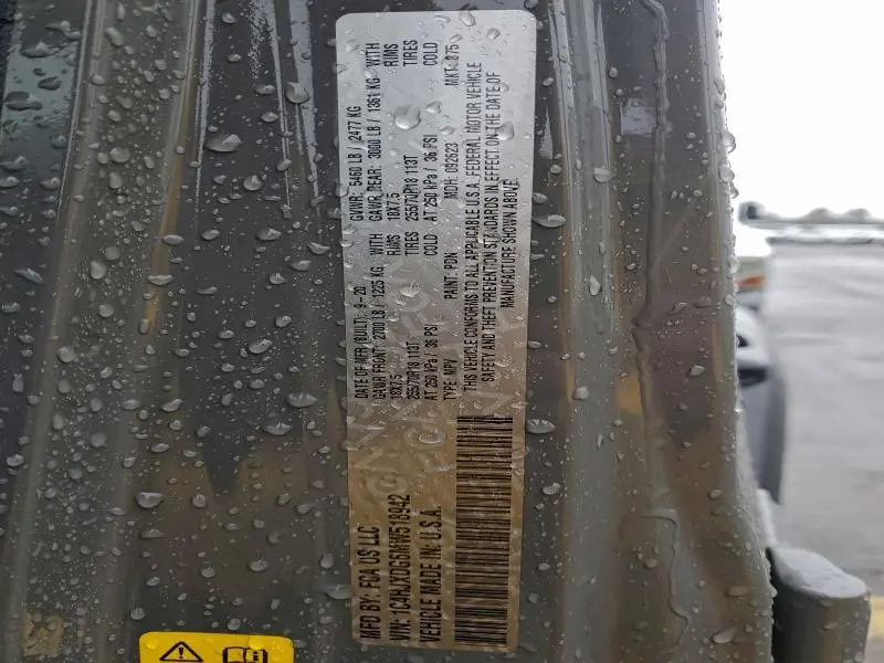 2021 JEEP WRANGLER UNLIMITED SPORT  