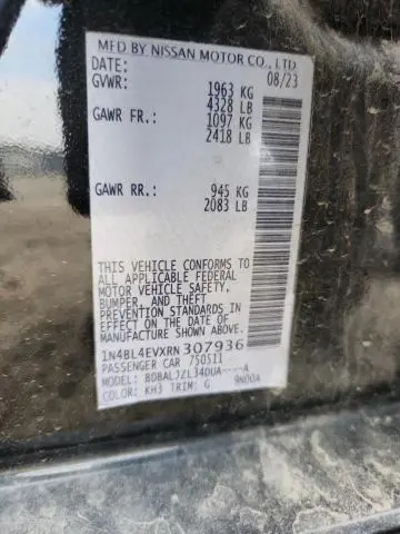 2024 NISSAN ALTIMA SL  