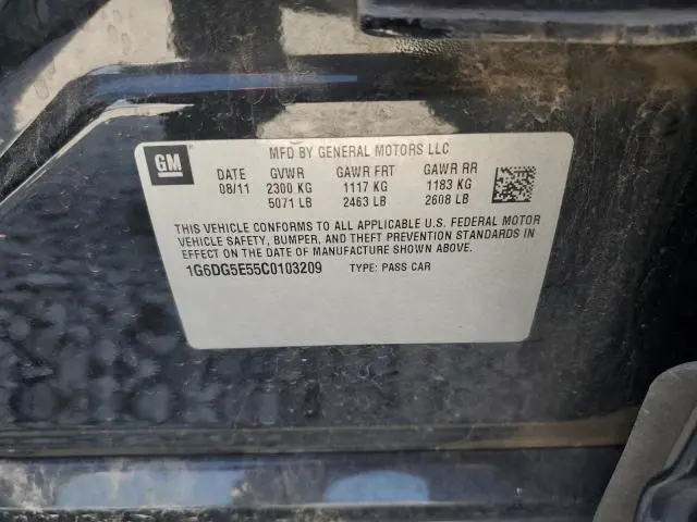 2012 CADILLAC CTS LUXURY COLLECTION  