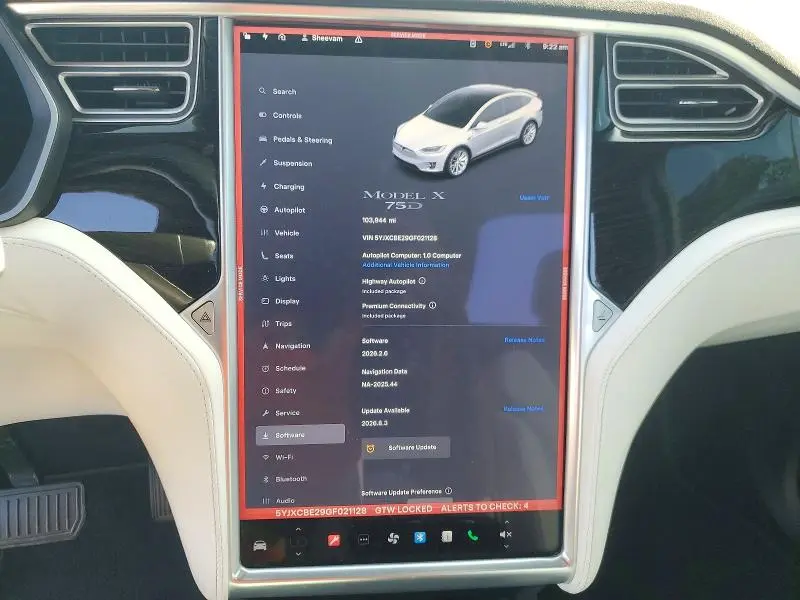 2016 TESLA MODEL X   