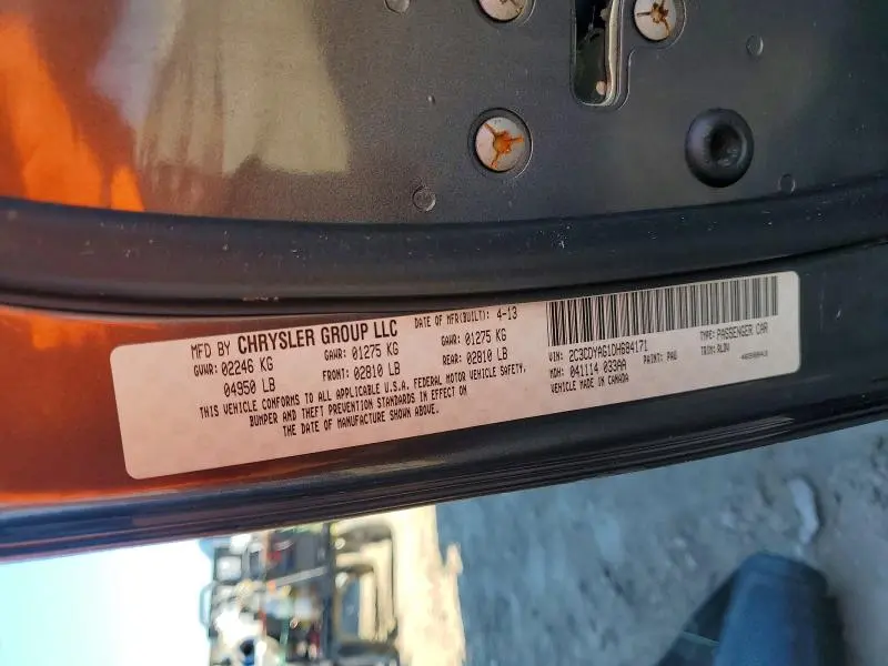 2013 DODGE CHALLENGER SXT  