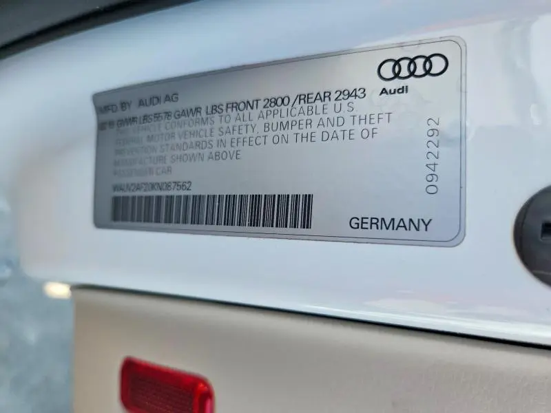 2019 AUDI A7 PRESTIGE S-LINE  