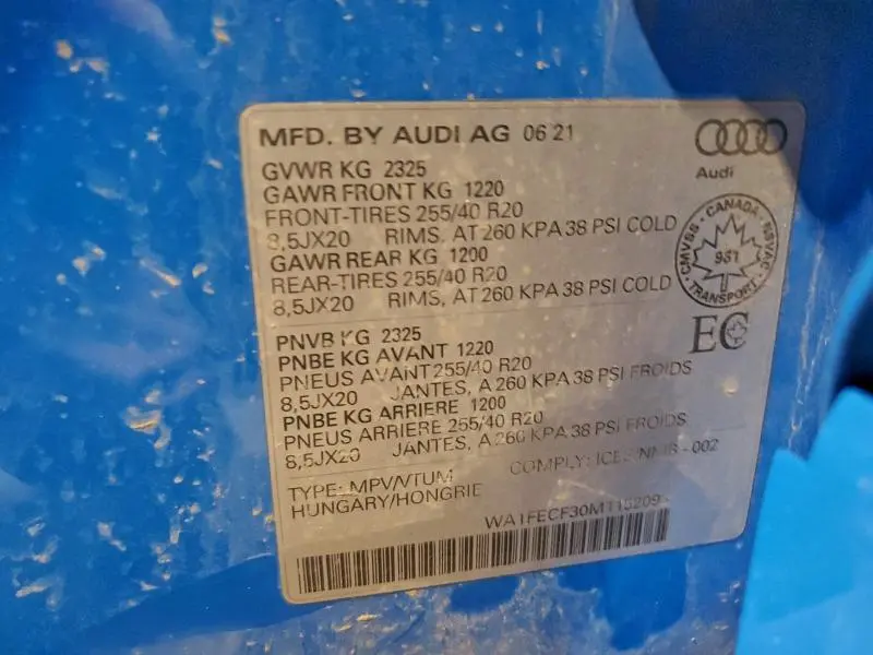 2021 AUDI Q3 TECHNIK 45  