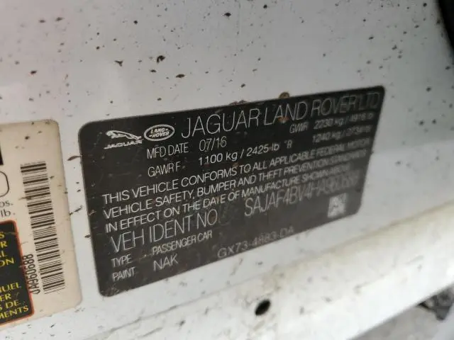 2017 JAGUAR XE R - SPORT  