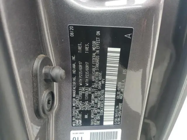 2020 TOYOTA SIENNA LE  