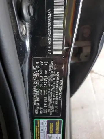 2011 KIA RIO BASE  
