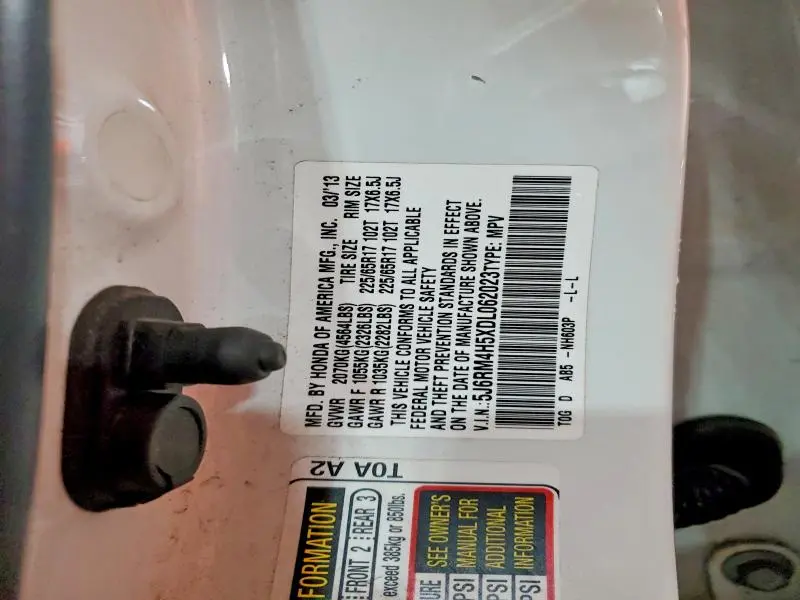 2013 HONDA CR-V EX  