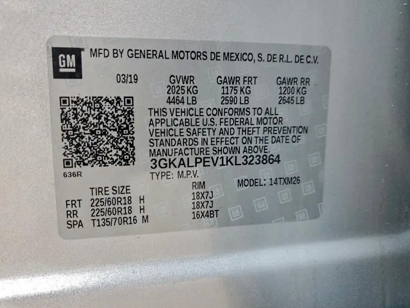 2019 GMC TERRAIN SLT  