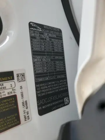 2020 JAGUAR F-PACE PREMIUM  