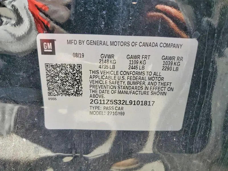 2020 CHEVROLET IMPALA LT  